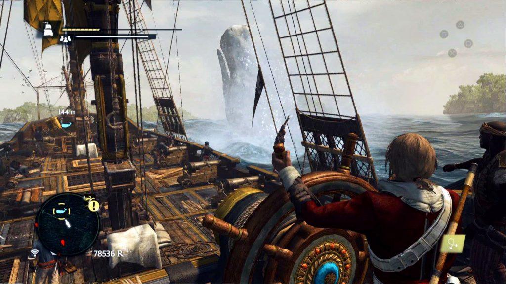 ballena en assasins creed iv black flag