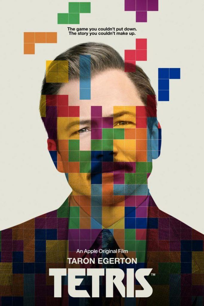 Cartel de la película Tetris protagonizada por Taron Egerton