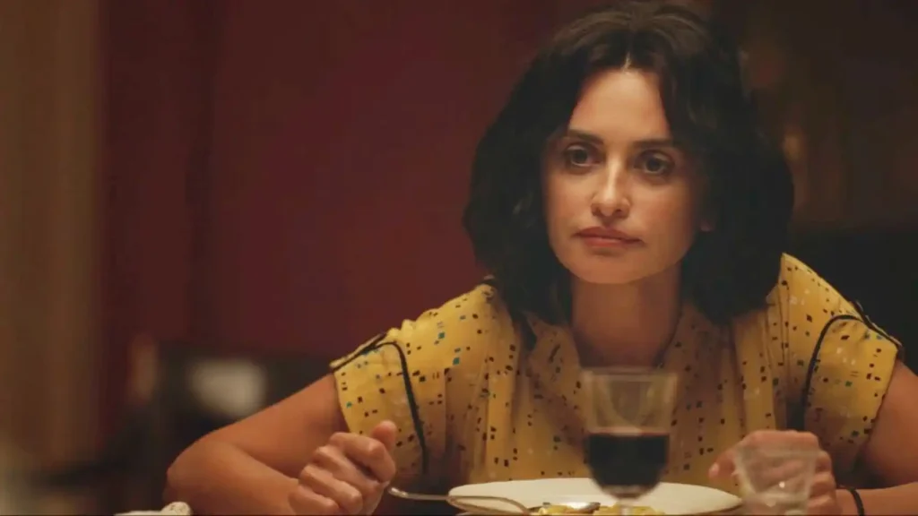 Fotograma de Ferrari en el que vemos a Penélope Cruz como Luisa