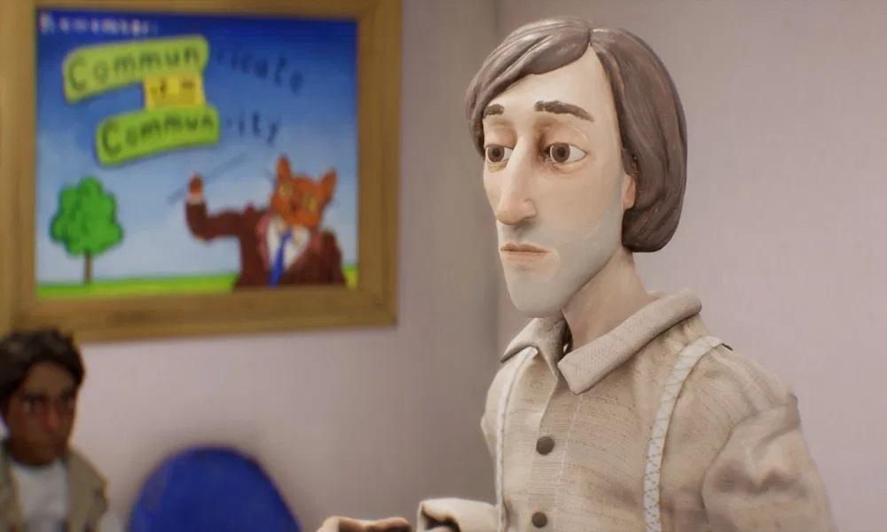 Harold Halibut, captura de su protagonista con el efecto de claymation tan característico