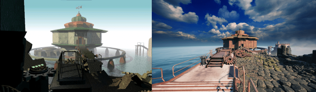 comparativa Myst original y remake de 2019 ambientacion y tecnologia al servicio de una aventura atemporal