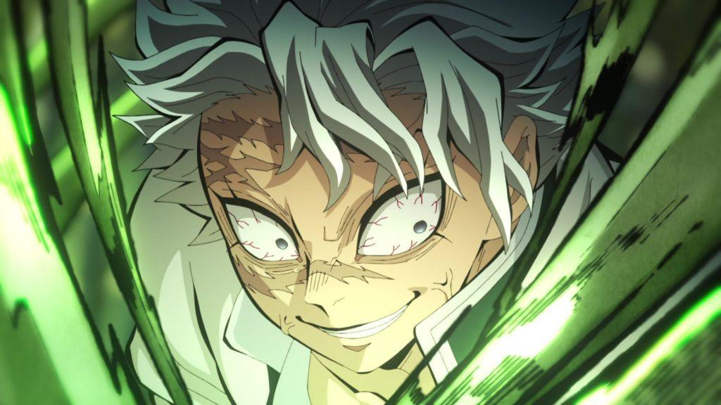 kimetsu no yaiba arco del entrenamiento exageracion animacion detalle