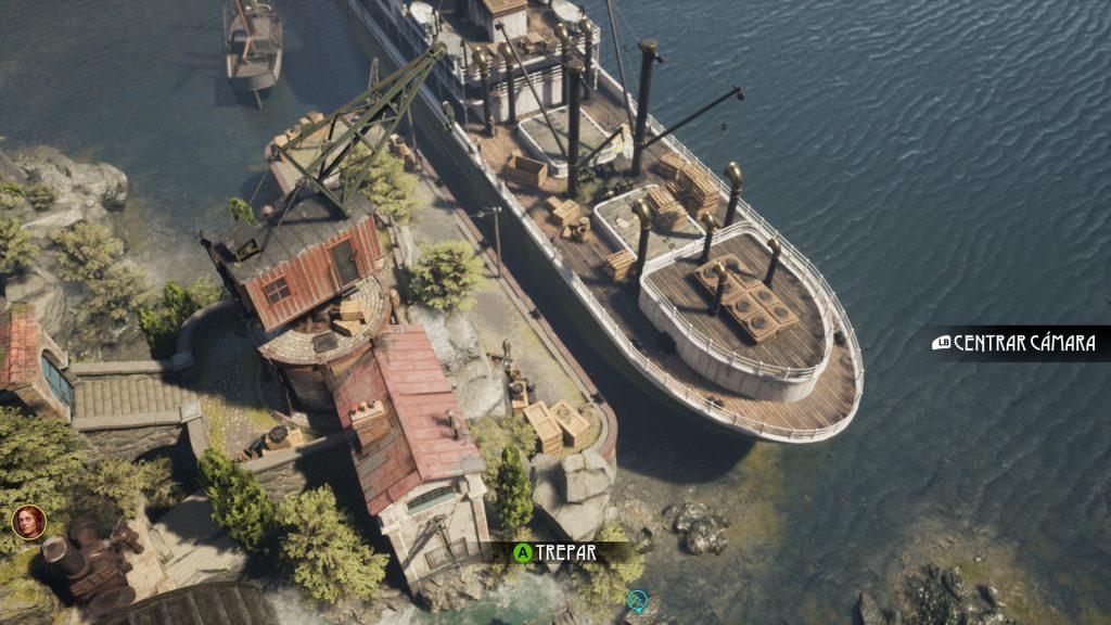 Captura de pantalla de Eriksholm en su puerto industrial